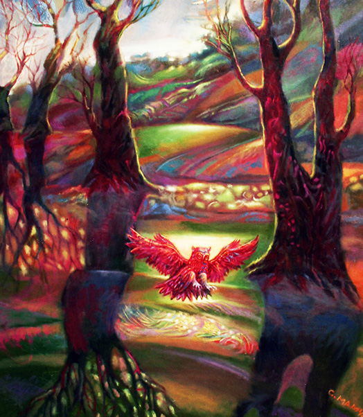 «Політ сови». 2013. Полотно, олія